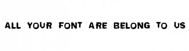 All your font are belong to us  Descarca Fonturi Gratis