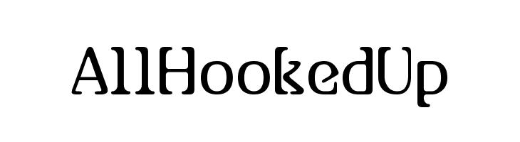 AllHookedUp Font