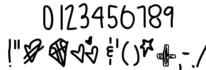 AllIsLove Font OTHER CHARS
