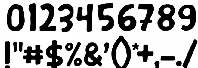 AllSeasons Font OTHER CHARS