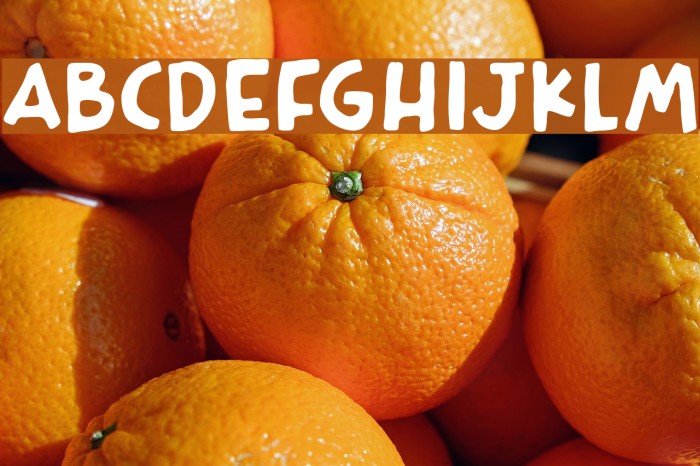 AllSeasons Font examples