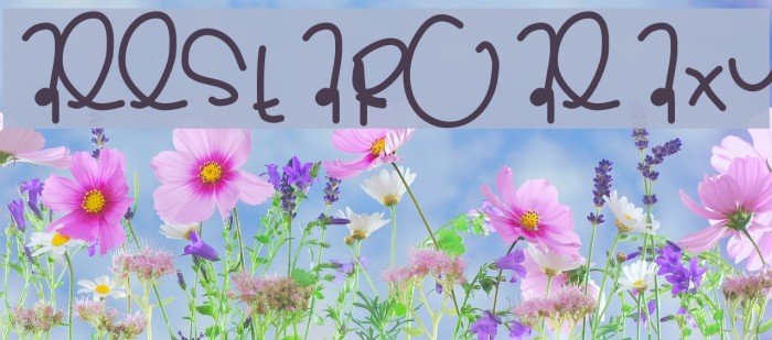AllStarGalaxy Font examples