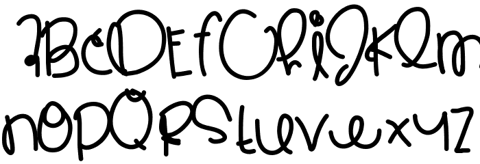 AllStarGalaxy Font LOWERCASE