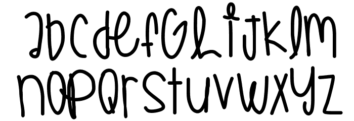 AllStarGameYay Font LOWERCASE