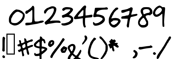 AllThatMatters Font OTHER CHARS