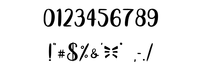 AllTheRollPersonalUse Font OTHER CHARS