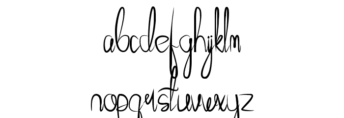 AllabamaPersonalUse Font LOWERCASE