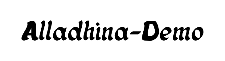 Alladhina-Demo  免费字体下载