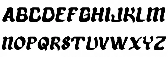 Alladhina-Demo Schriftart Groß