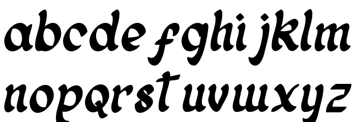 Alladhina-Demo Font LOWERCASE