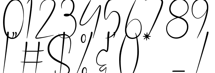 Allagia Demo Font OTHER CHARS