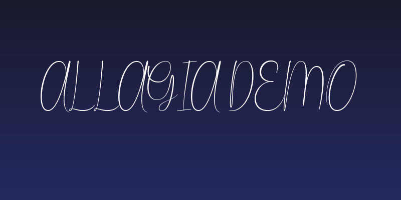 Allagia Demo Social Header