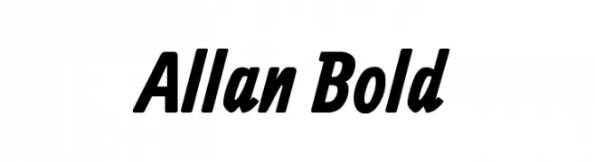 Allan Bold  Fuentes Gratis Descargar