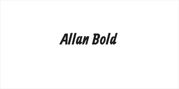 Allan Bold Logo