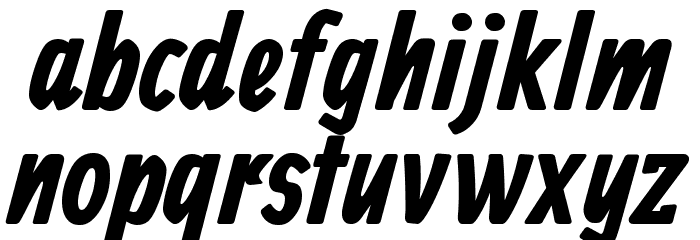 Allan Bold Font LOWERCASE