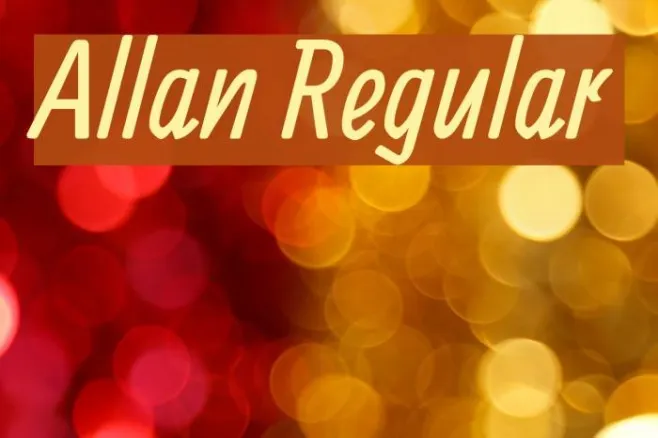 Allan Regular Example 3