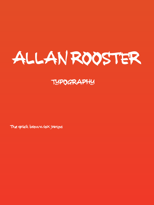 Allan Rooster Poster