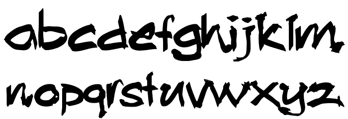Allan Rooster Font LOWERCASE