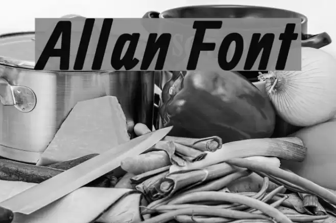Allan Font examples