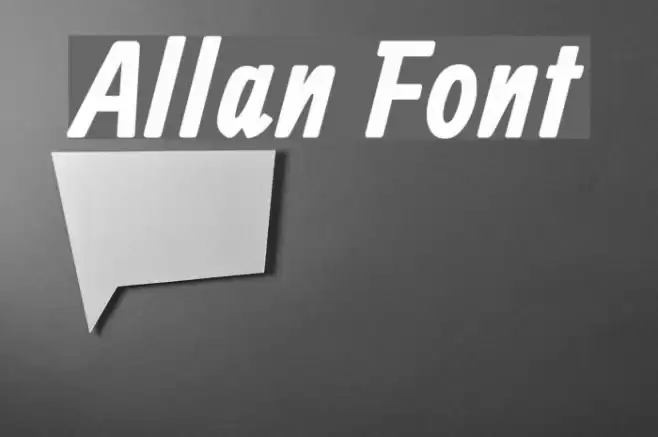 Allan Font examples