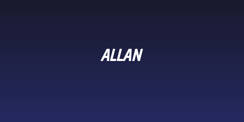 Allan Social Header