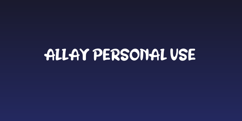Allay Personal Use Social Header
