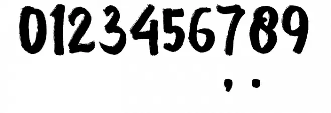 Allcaps Font OTHER CHARS