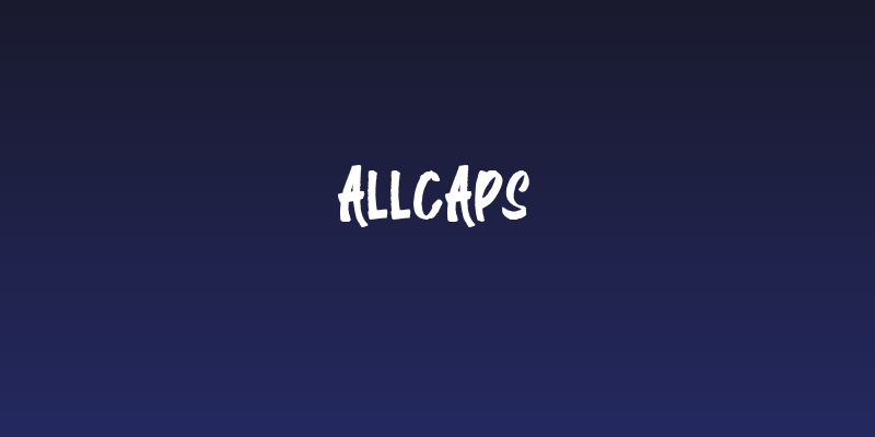 Allcaps Social Header