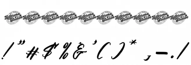 Alldegha Ramture DEMO VERSION Italic Font OTHER CHARS