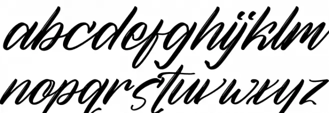 Alldegha Ramture DEMO VERSION Italic Font LOWERCASE