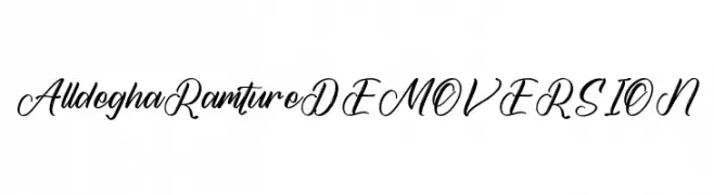 Alldegha Ramture DEMO VERSION  Descarca Fonturi Gratis