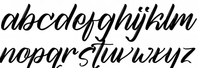 Alldegha Ramture DEMO VERSION Font LOWERCASE