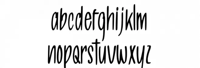 Allea Sweet Demo Caratteri MINUSCOLO