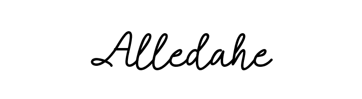 Alledahe  baixar fontes gratis