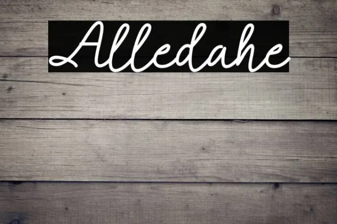 Alledahe Example 1