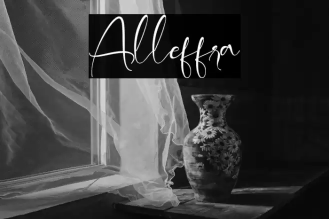 Alleffra Font examples