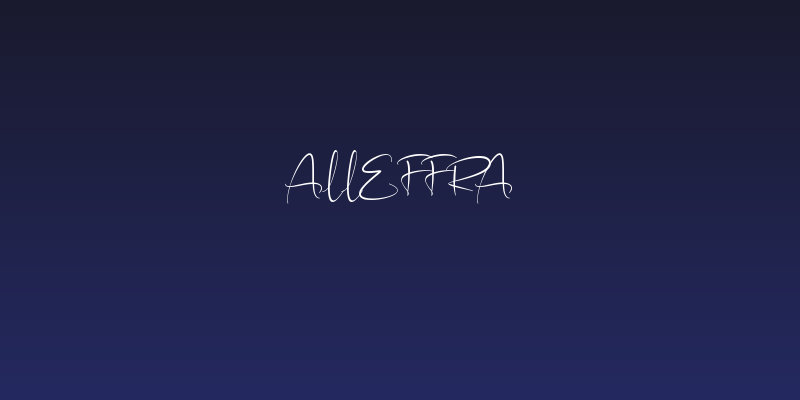 Alleffra Social Header