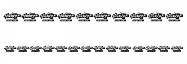 Allegation Demo Bold Font OTHER CHARS