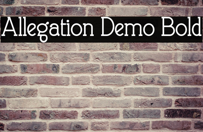Allegation Demo Bold Example 1