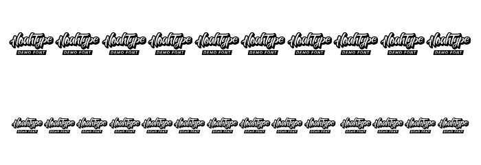 Allegation Demo Italic Font OTHER CHARS