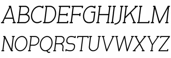Allegation Demo Italic 字体 大写
