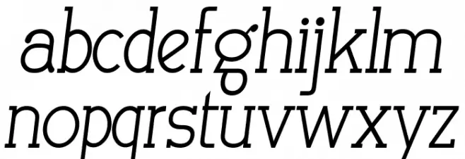 Allegation Demo Italic Font LOWERCASE