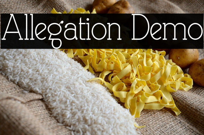 Allegation Demo Example 2