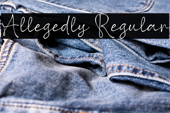 Allegedly Regular Example 1