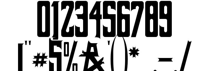 AlleghenyPA Font OTHER CHARS