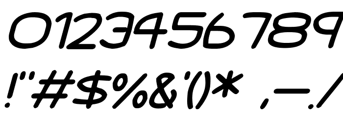 Allegory Italic Font OTHER CHARS