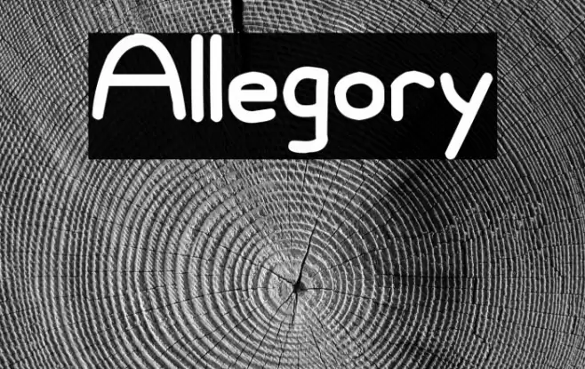 Allegory Font examples