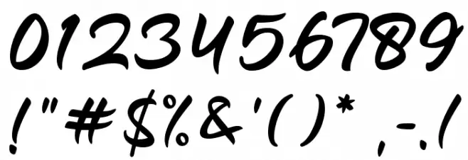 Allegra Ostade Font OTHER CHARS