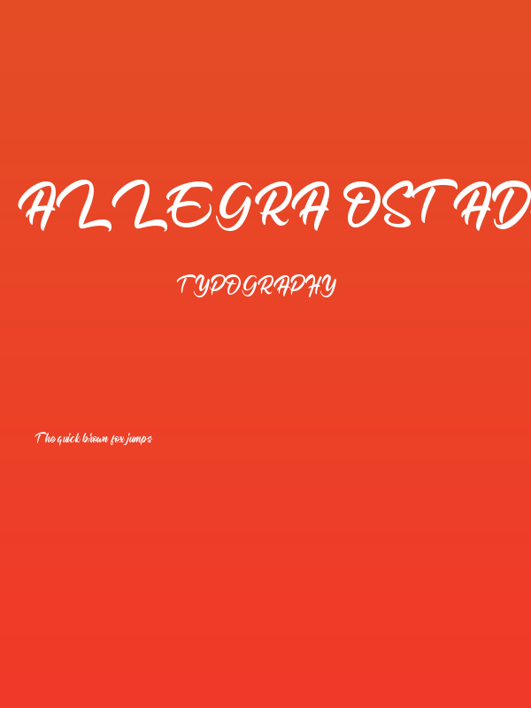 Allegra Ostade Poster