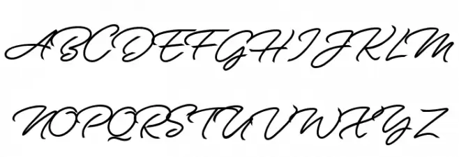 Allegratta Personal Use Regular Schriftart Groß